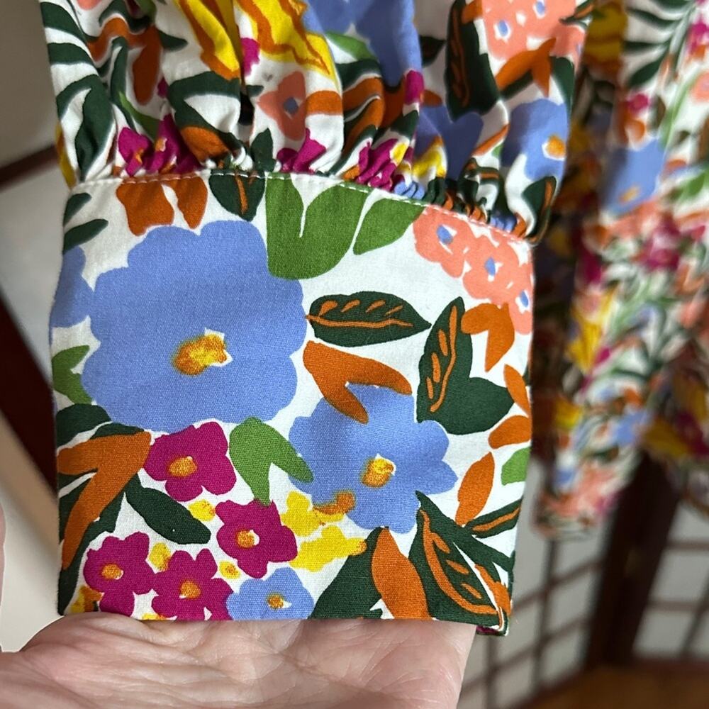 Eloquii Floral Midi Dress - Multicolor - Picture 3 of 8